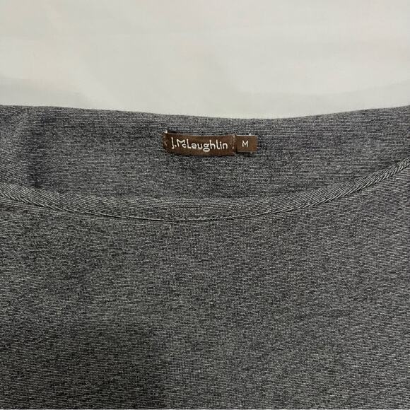 J.McLaughlin Pockets Grey Solid Minimalist Basic Career Office Dress Size Medium - Picture 5 of 8